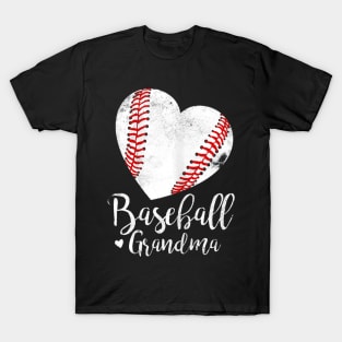 Baseball Grandma Mothers Day T-Shirt